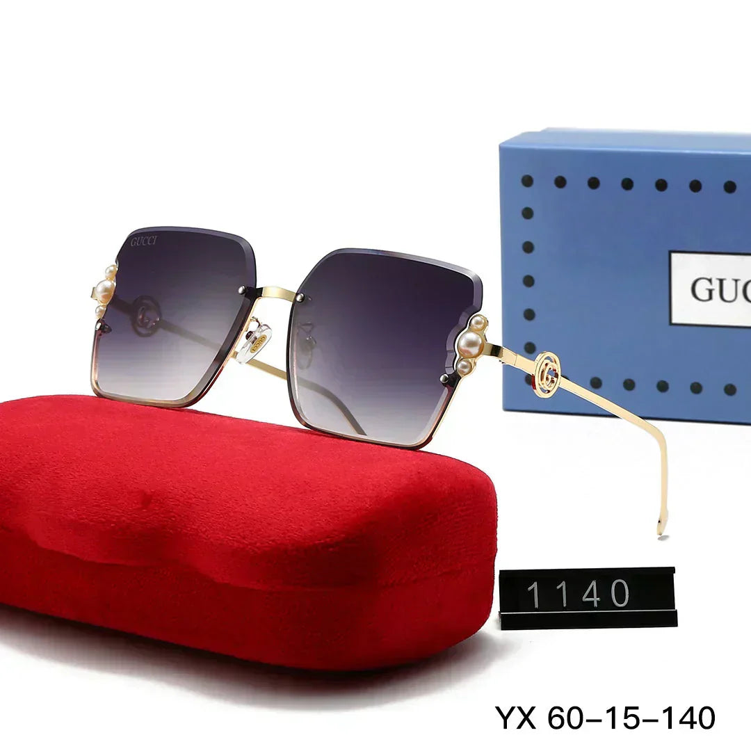 2025 Minimalistische randlose Sonnenbrille