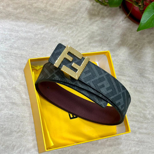 2025 Tali pinggang logam enamel boleh balik cincin berganda lebar 4.0CM