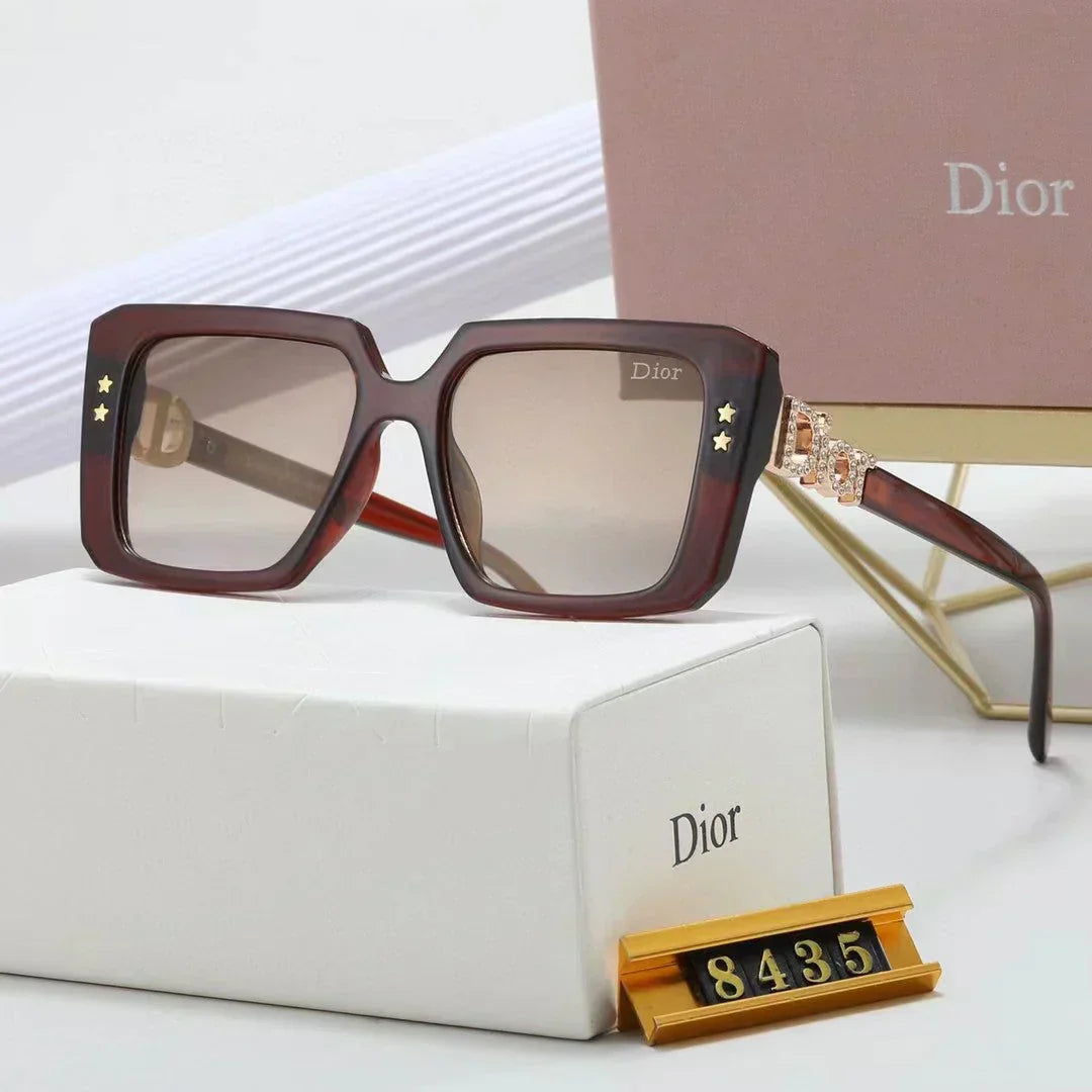 2025 Modische Sonnenbrille mit kleinem quadratischem Gestell
