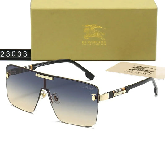 2025 Einteilige karierte HD-Sonnenbrille 23033