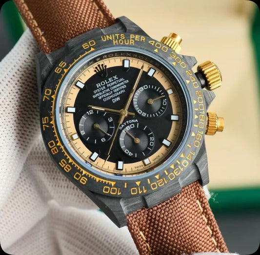 Cosmograph Daytona Carbon Fiber Luminous Hands Custom Edition Watch