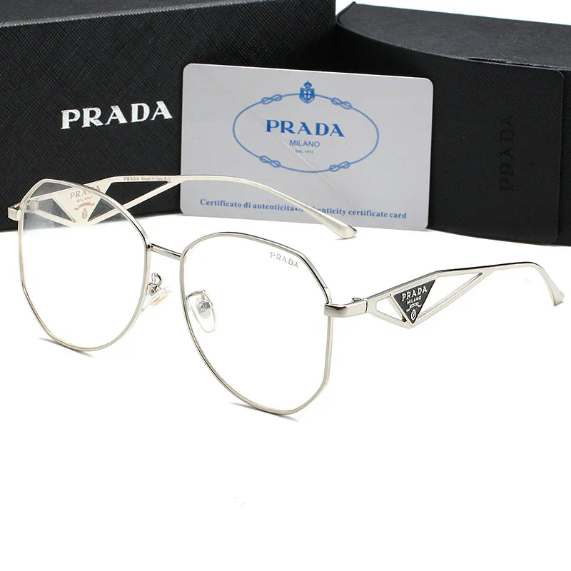 2025 Unisex Dreieck-Logo Metallsonnenbrille