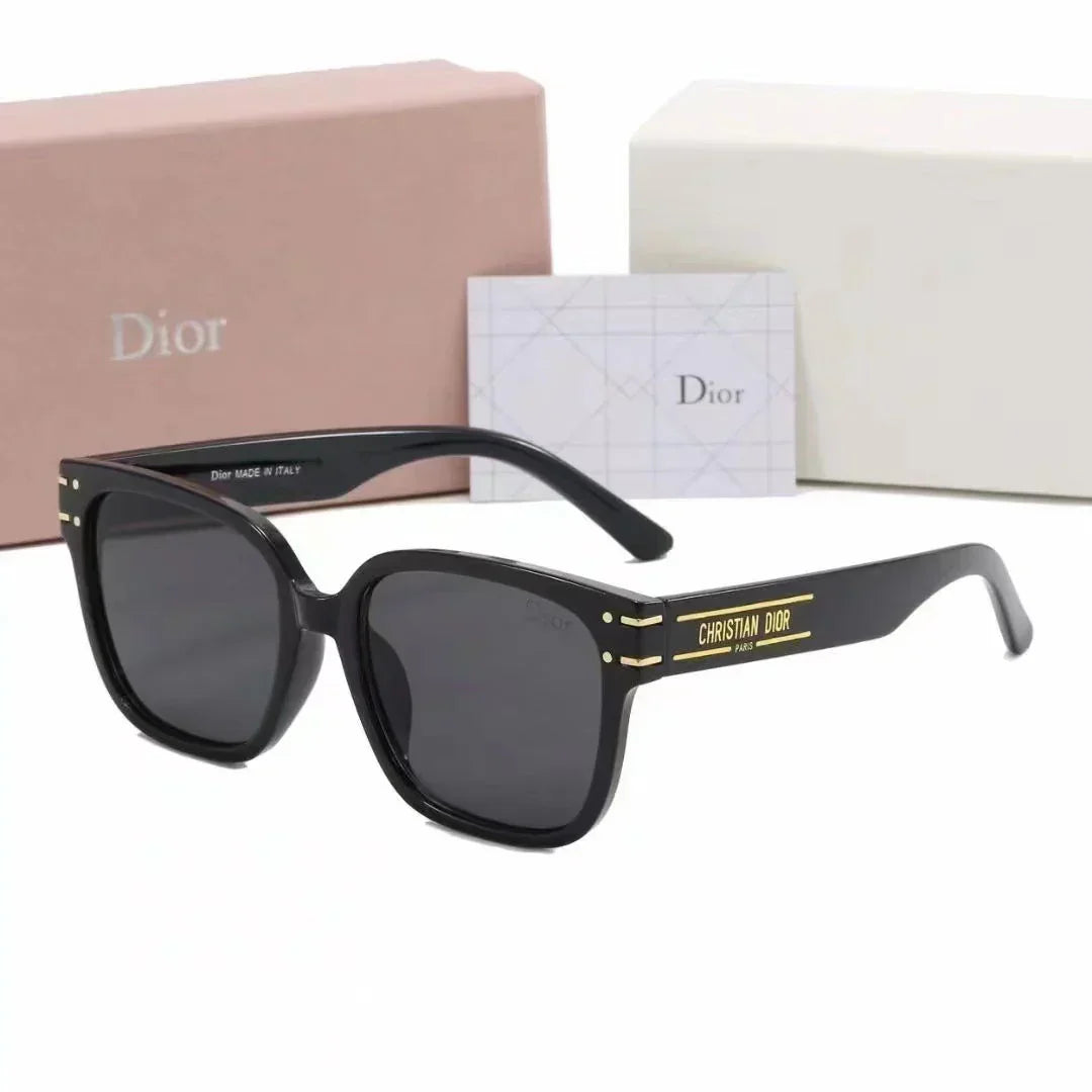 2025 Retro-Sonnenbrille mit eckigem Rahmen