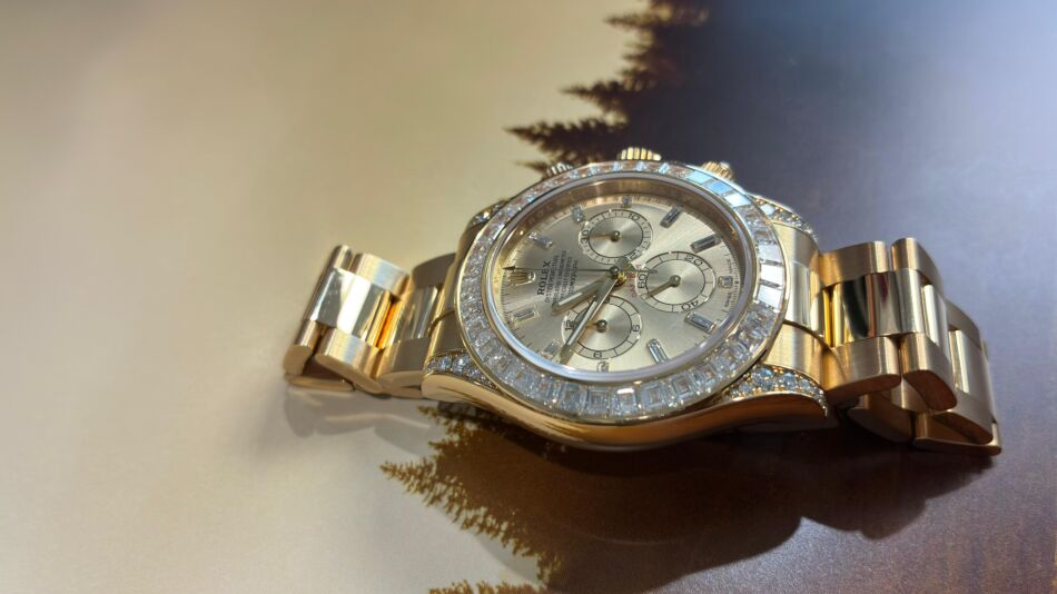 2026 Watch Daytona Yellow Gold Golden Diamond Dial & Bezel Oyster Bracelet 126598TBR