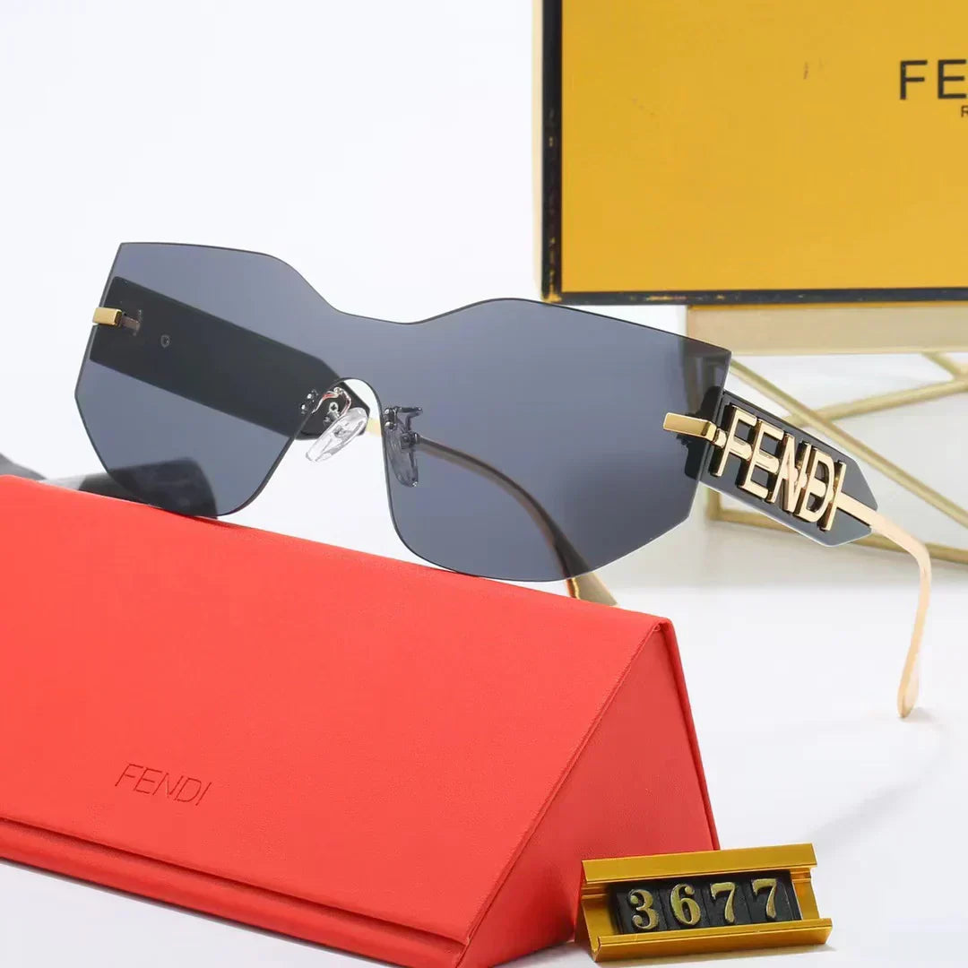 Rahmenlose Sonnenbrille im koreanischen Stil, Modell 2025
