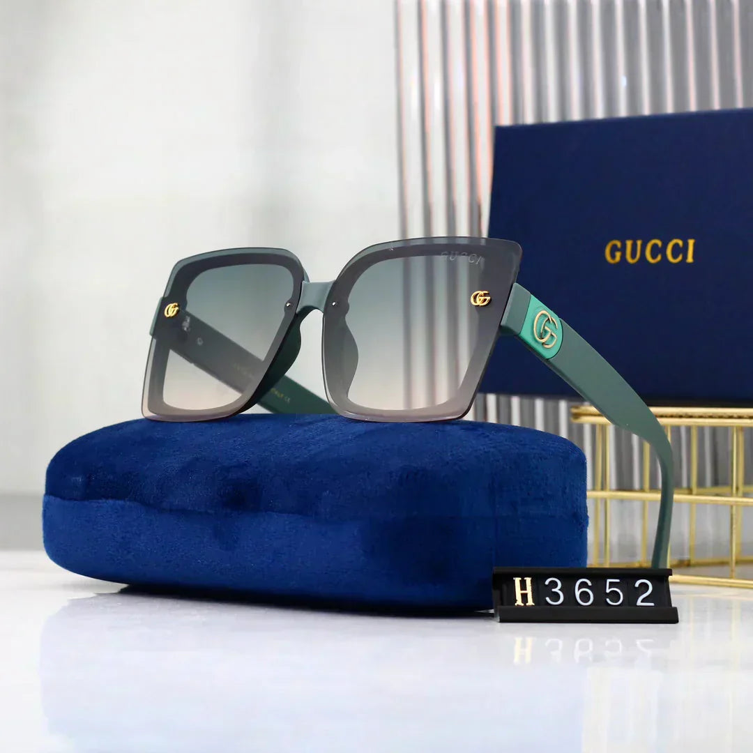Personalisierte, schlichte quadratische Sonnenbrille 2025