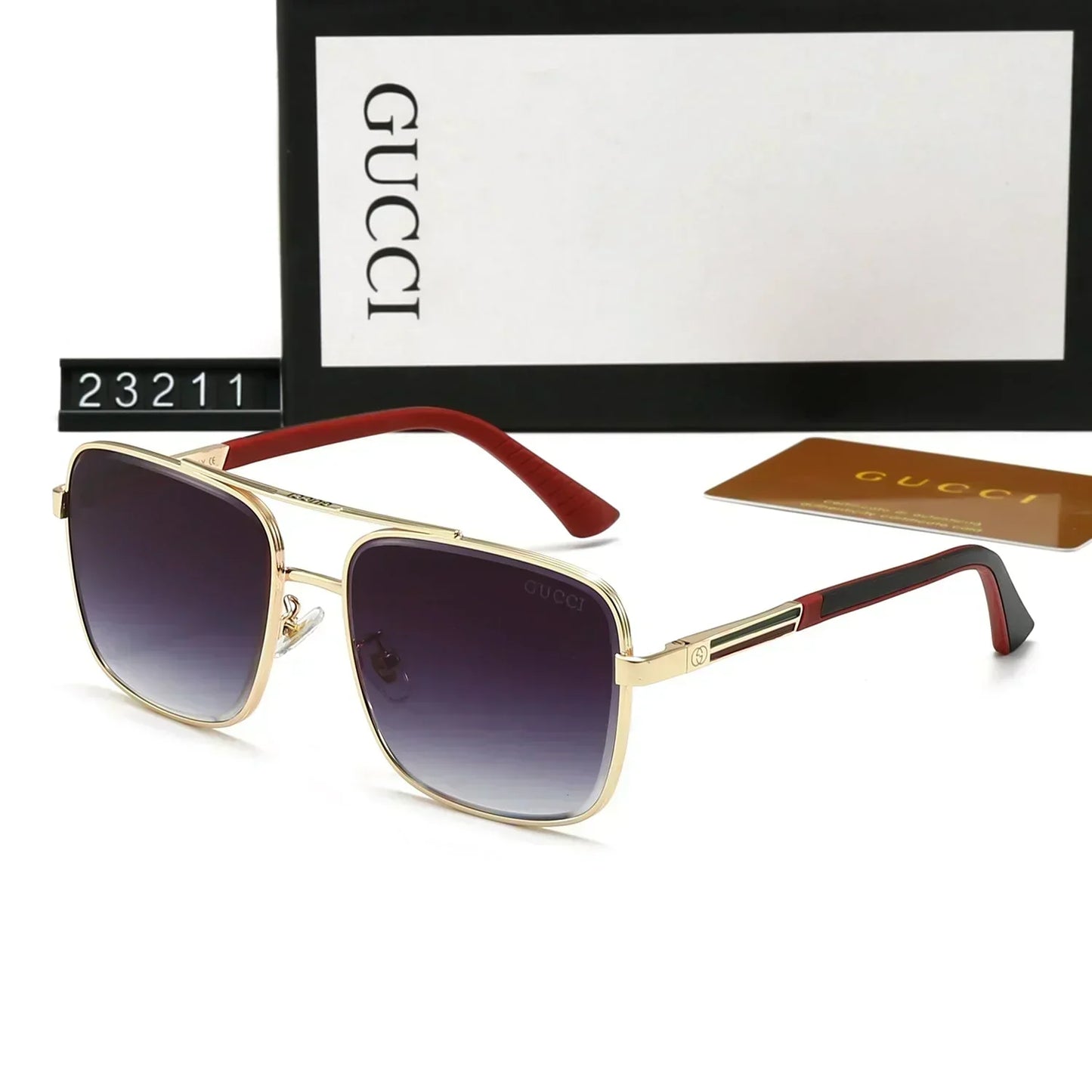 2025 Mode Polarisierte Metall-Sonnenbrille 23211