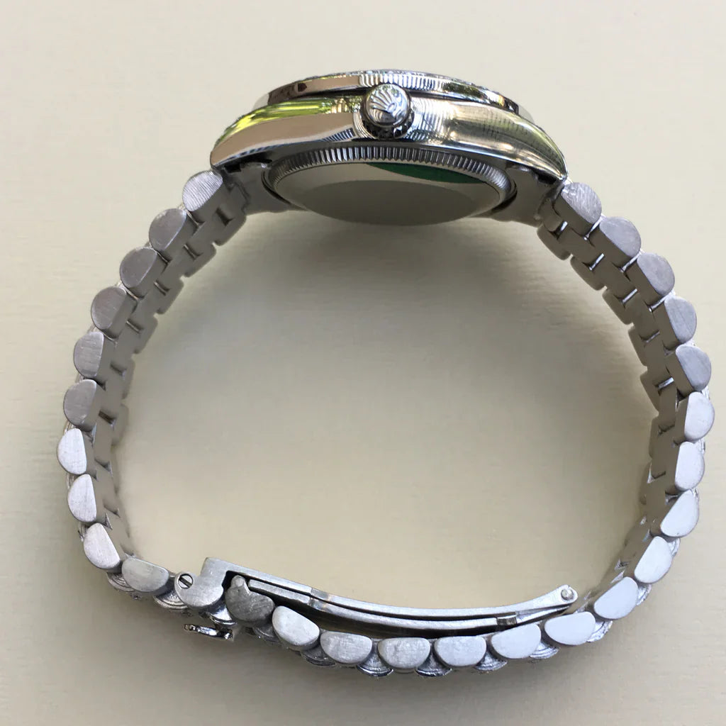 2026 Watch Datejust 31mm Midsize Stainless Steel Diamond Dial Lugs Gold Bezel