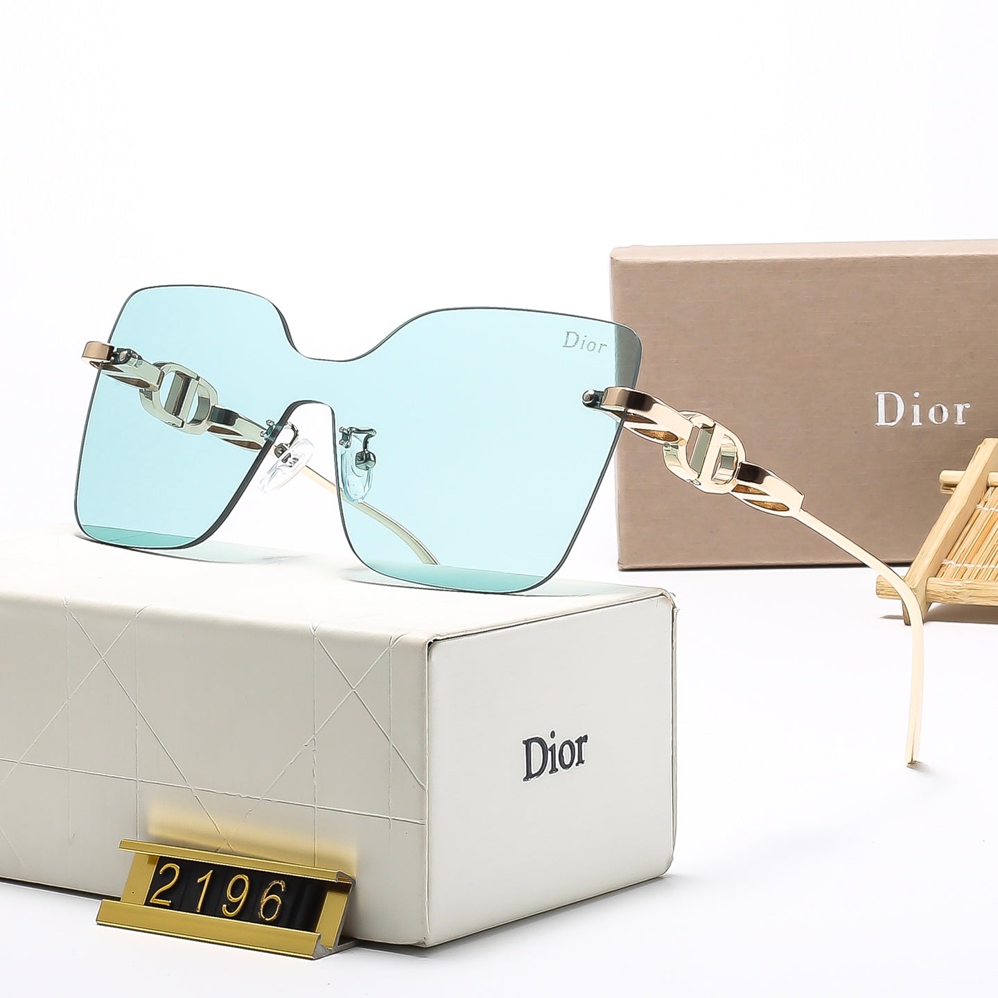 2025 Rahmenlose Sonnenbrille im einzigartigen Design 2196