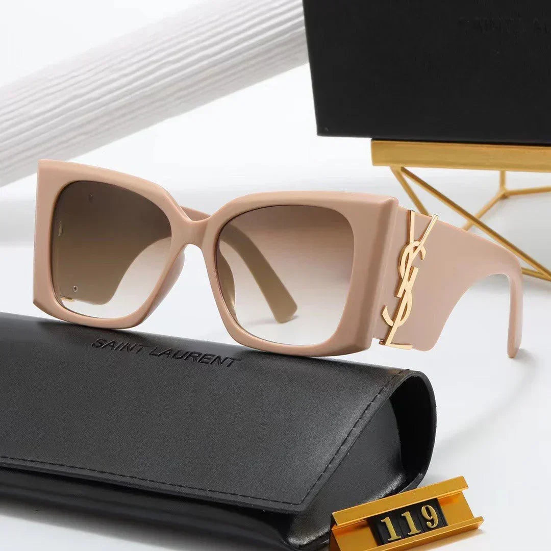 2025 Retro große Rahmen Schmetterlings-Sonnenbrille