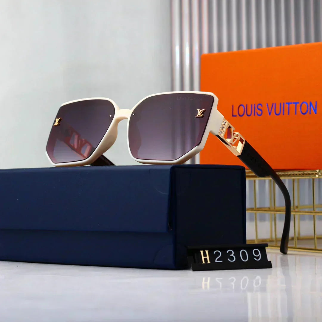 2025 Retro-Sonnenbrille mit eckigem Rahmen