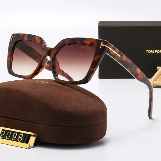 TOM FORD Quadratische Runde Sonnenbrille 2098