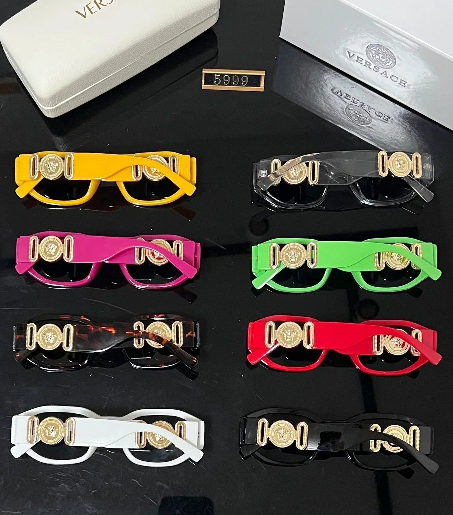 2025 Heißes Paar 8 Farben Medusa Sonnenbrille 5999
