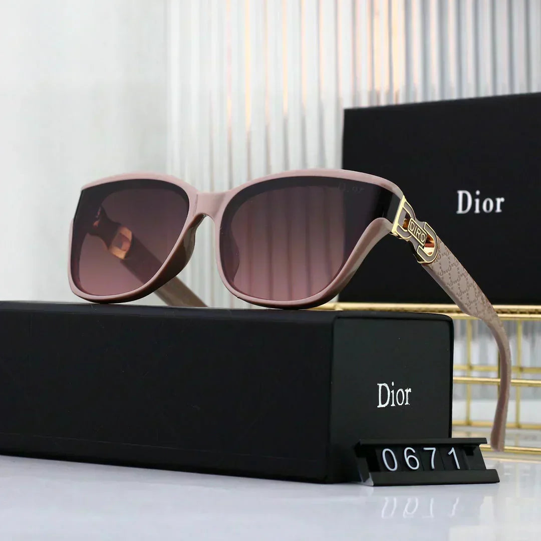 2025 Sunglasses Curved personalized square frame sunglasses