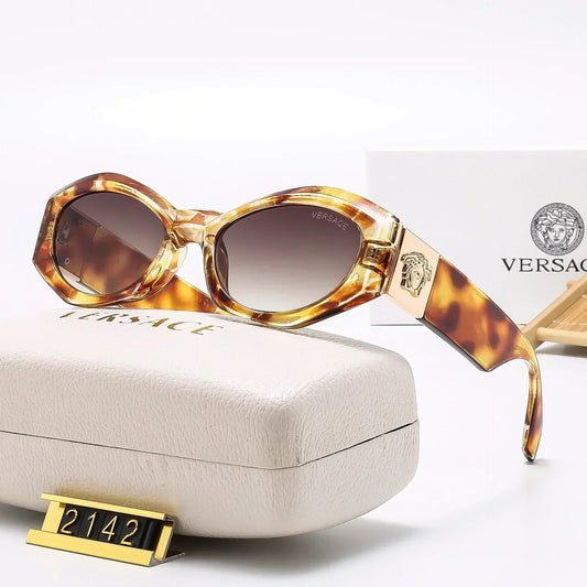 2025 Ovale Sonnenbrille mit Rahmen 2142