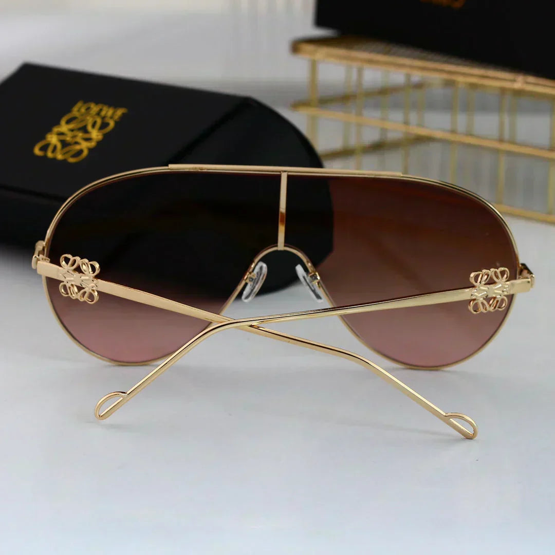 LOEWE Sonnenbrille mit ovalem runden Rahmen