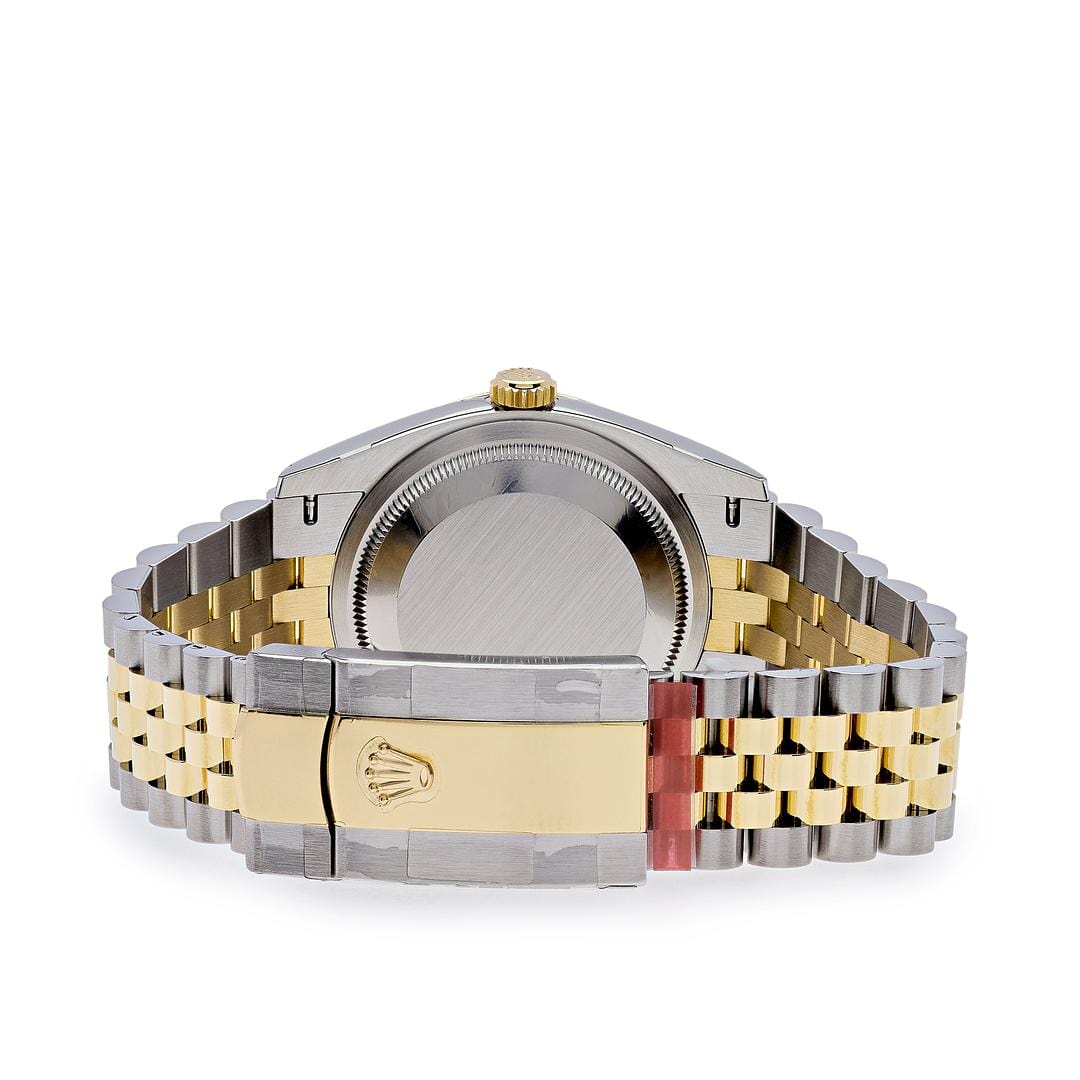2025 Watch Datejust 126233 Stainless Steel Yellow Gold Palm Motif Dial Jubilee