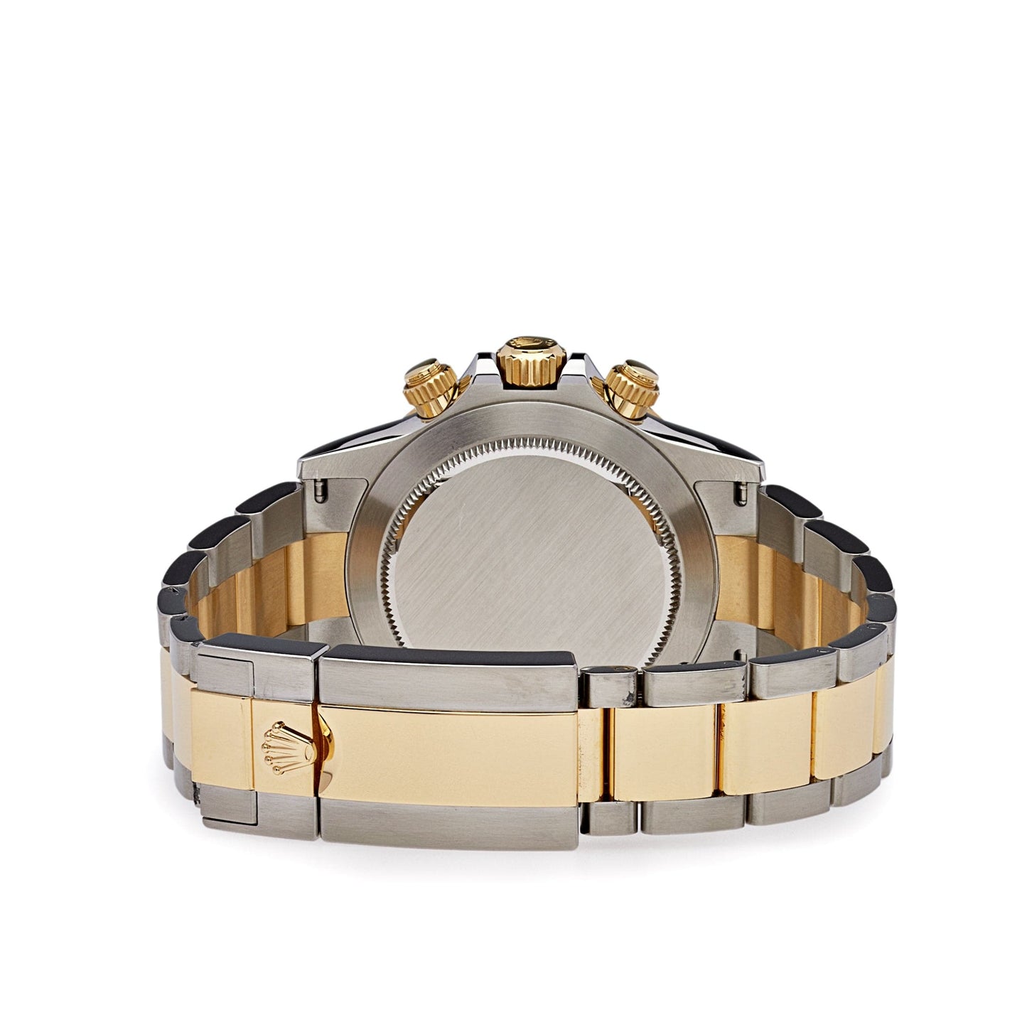 2025 Watch Daytona 116503 Yellow Gold Stainless Steel Black Diamond Dial