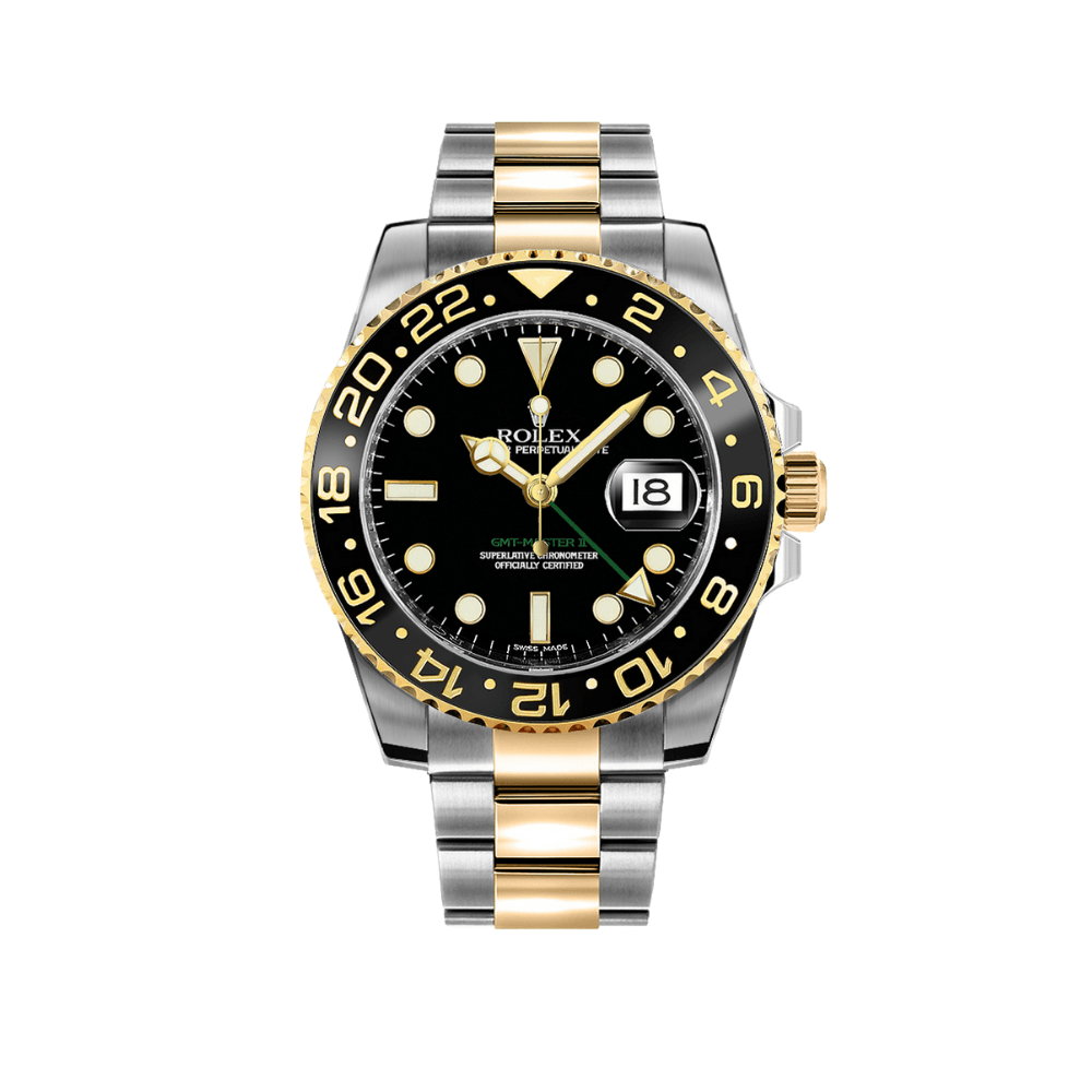 2025 Watch GMT-Master II 116713LN Stainless Steel Yellow Gold