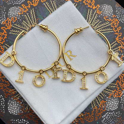 2025 Alphabet Drop Large Earrings
