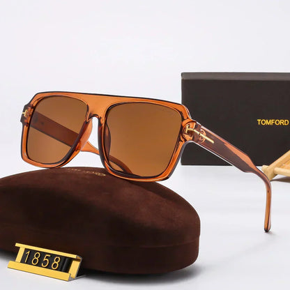 TOM FORD Square Round Sunglasses 1858