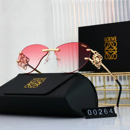 LOEWE Metal temple gradient sunglasses 00264