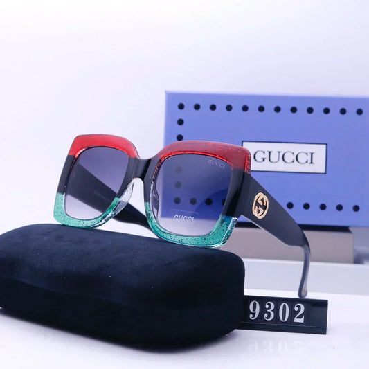 2025 color block square sunglasses