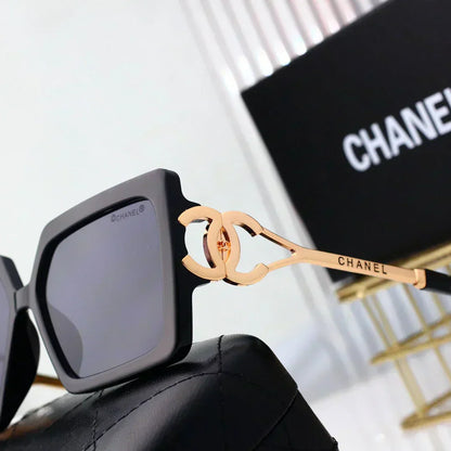 2025 Retro large square frame high-end sunglasses