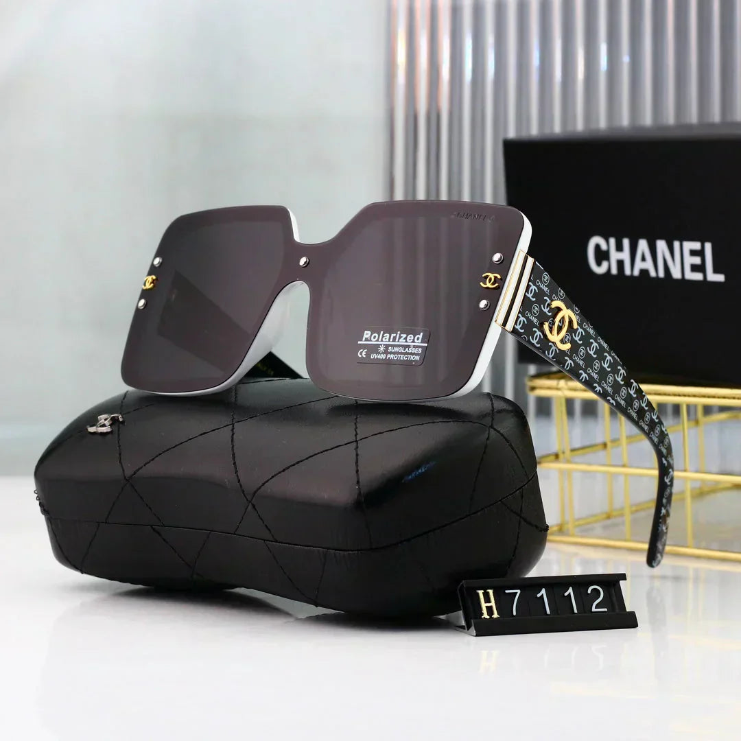 2025 Sunglasses  Retro flower leg large frame sunglasses