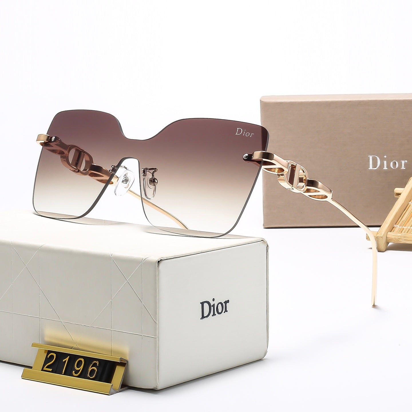 2025 Frameless unique design sunglasses 2196