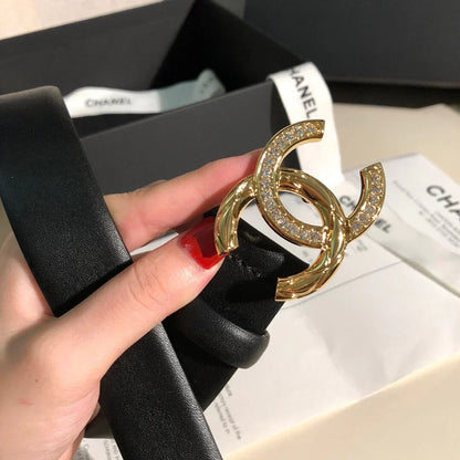 2025 Double-sided original calfskin belt width 3.0CM