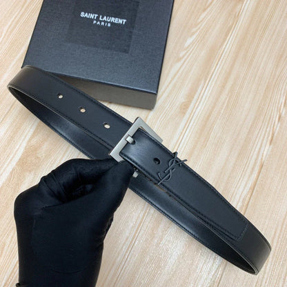 2025 Calfskin 3.0 Vintage Brass Buckle Belt