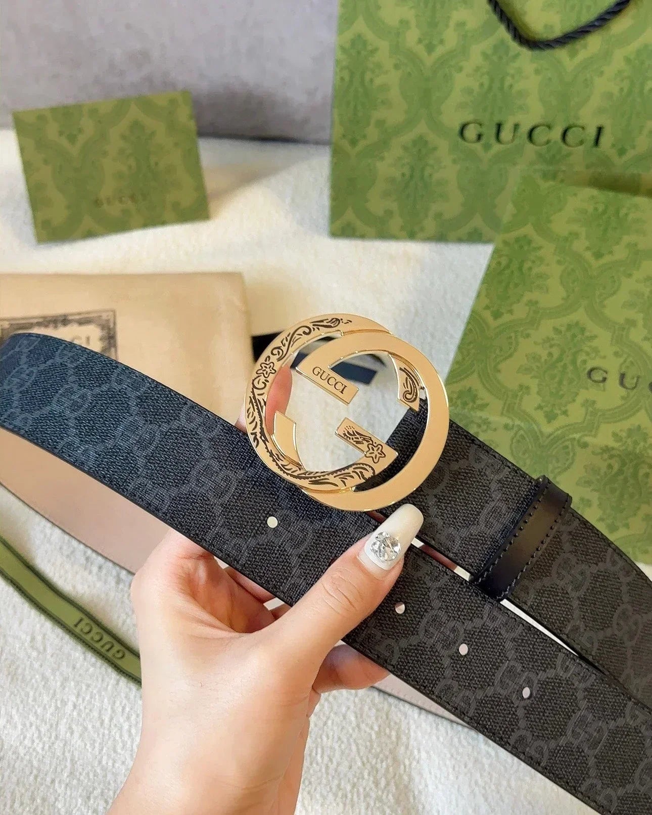 2025 Printed imported waterproof belt copper metal buckle 4.0cm