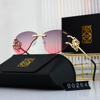 LOEWE Metal temple gradient sunglasses 00264