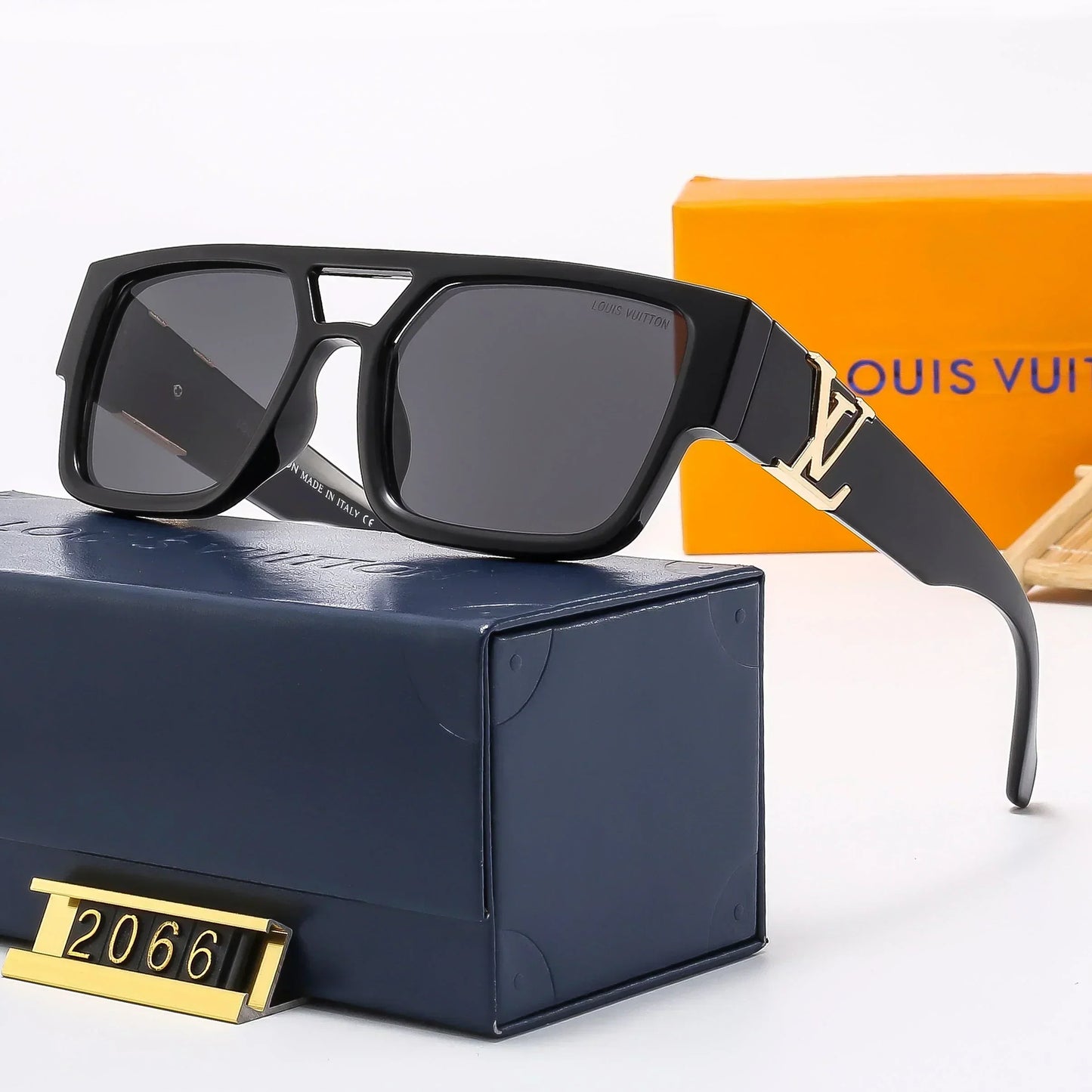 2025 Modische lässige Doppelsteg-Sonnenbrille