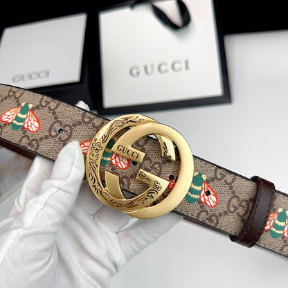 2025 Printed double G Fashion Belt