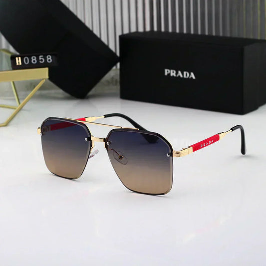 2025 Gold Thin Frame Sunglasses