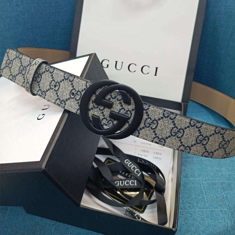 2025 3 Colors  Double G Leather Belt