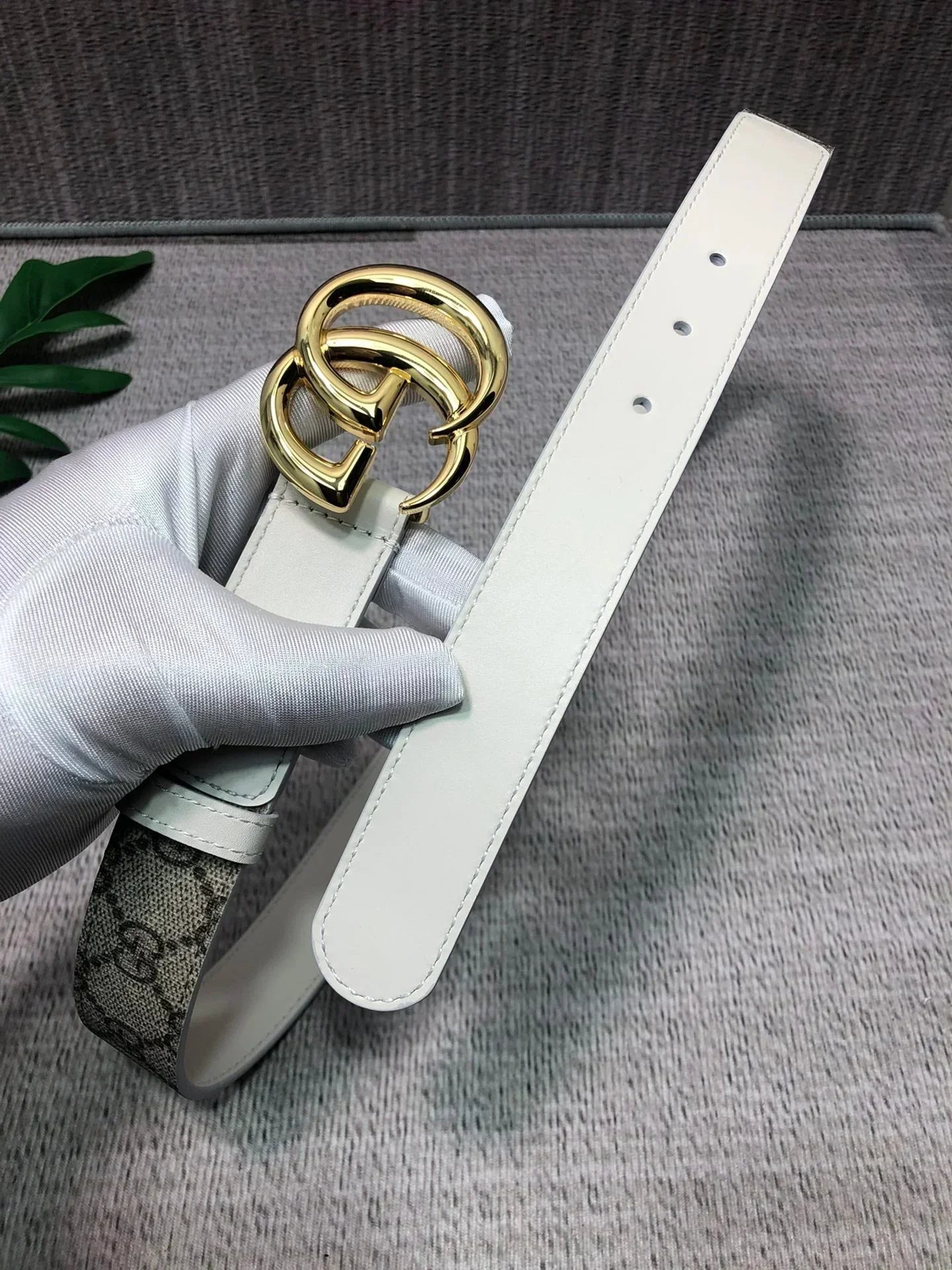 2025 Imported top-grain cowhide belt with tail surface, lined with top-grain calfskin bottom, width 3.0cm