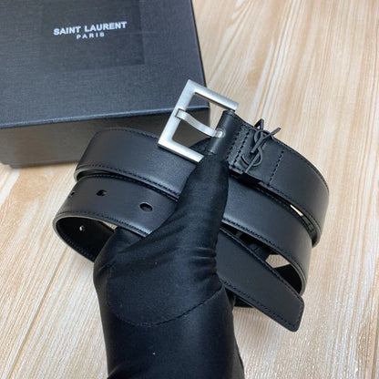 2025 Calfskin 3.0 Vintage Brass Buckle Belt