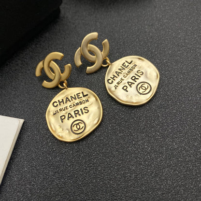 2025 Vintage Alphabet Irregular Earrings