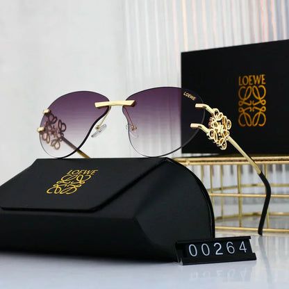 LOEWE Metal temple gradient sunglasses 00264