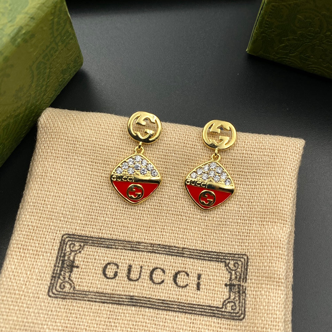 2025 Diamond Lozenge Earrings