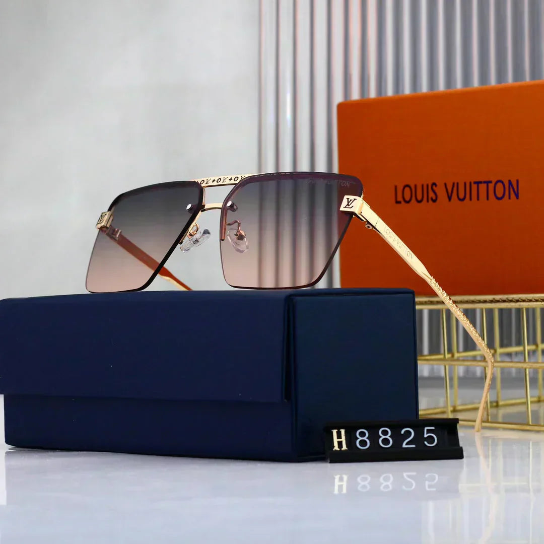 2025 HD Metal Monogram Sunglasses H8825