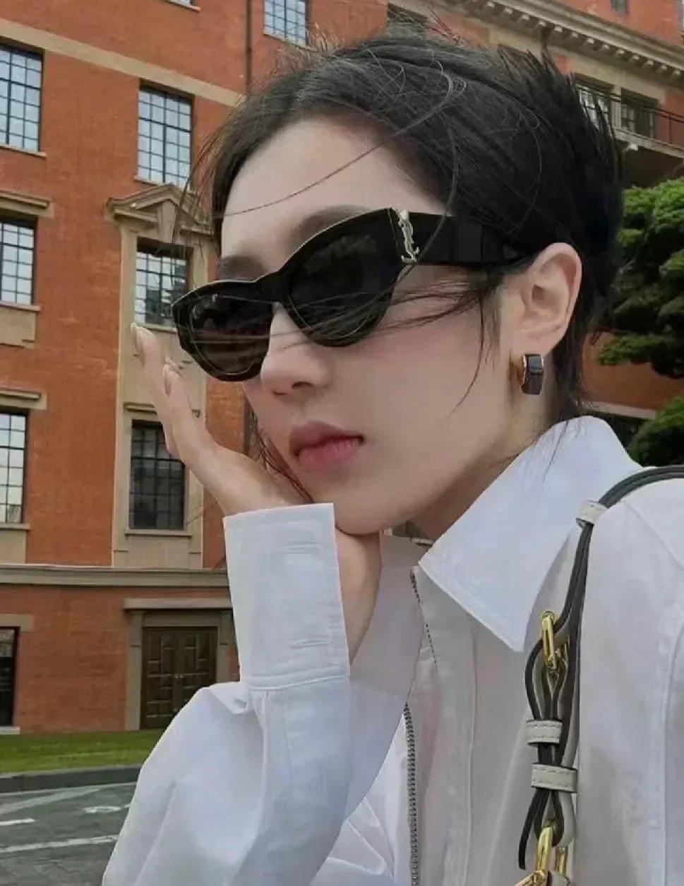 2025 Modische neue Cateye-Sonnenbrille 6090