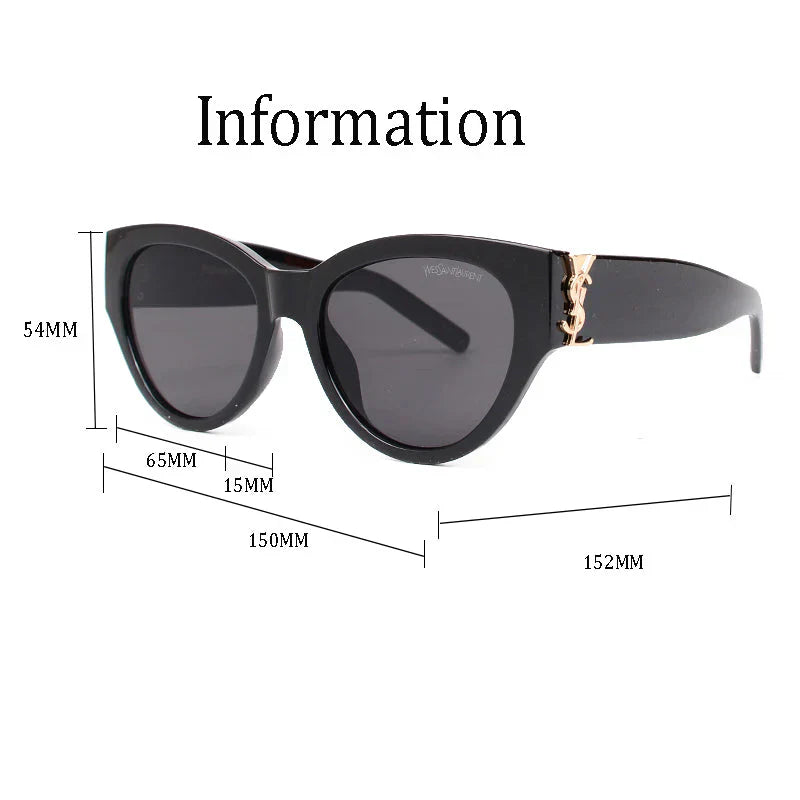 2025 Modische neue Cateye-Sonnenbrille 6090