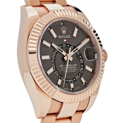 2025 Watch Sky-Dweller 336935 Rose Gold Rhodium Slate Grey Dial (2024)