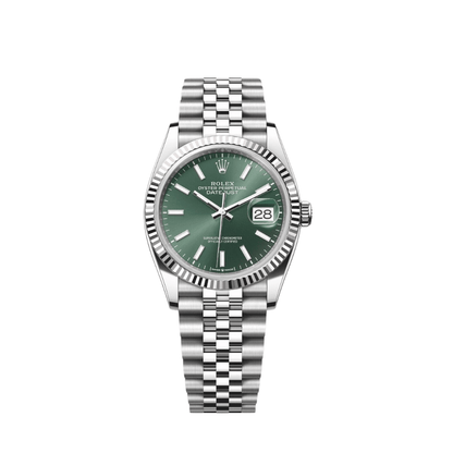 2025 Watch Datejust 126234 White Gold Stainless Steel Mint Green Dial Oyster (2024)