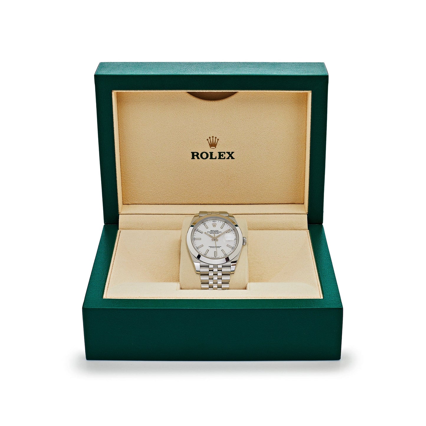 2025 Watch Datejust 126300 Stainless Steel White Dial Jubilee