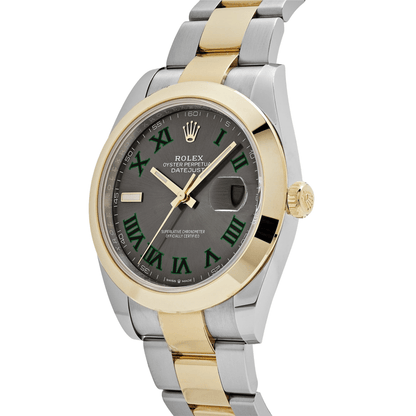 2025 Watch Datejust 126303 'Wimbledon' Yellow Gold Stainless Steel Slate Dial (2020)